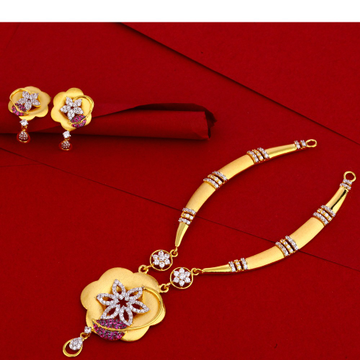 916 Gold Women's exclusive Necklace Set LN100