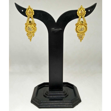 22 KT GOLD Calcutti Designed Earring by 
