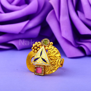 22KT Gold Antique Ladies Delicate Ring LAR308