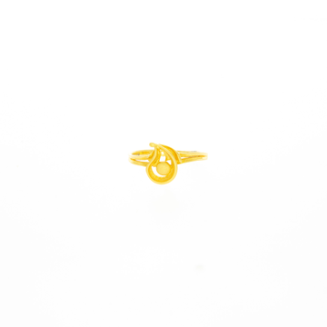 22kt Almond Shape Gold Ring
