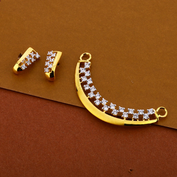 22kt Cz Gorgeous  Hallmark Pendant Set MP280