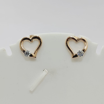 22 carat rose gold ladies earrings RH-LE846