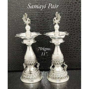 925 Silver Peacock Design Samayi Pair by 