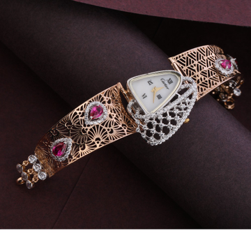750 rose gold women's hallmark watch rlw284