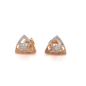 Triangle stud earrings