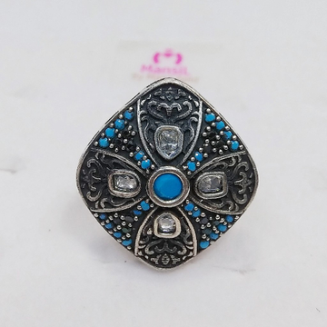 92.5 sterling silver designer antique ring ML-72
