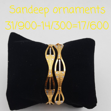 916 22 kt copper  bangle design light weight by Saideep Jewels