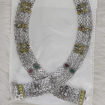 Silver Ladies Antique Baarat Payals by Sneh Ornaments