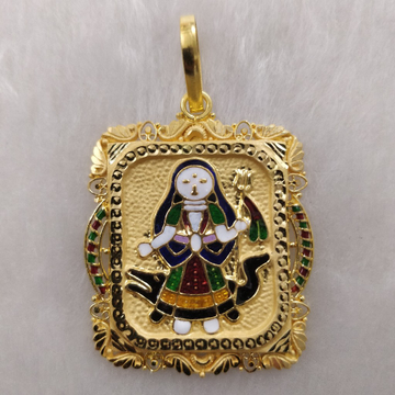916 Gold Fancy Gent's Khodiyar Maa Pendant