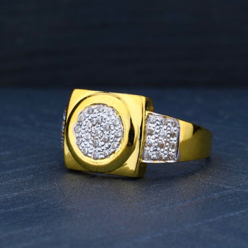22K Gold Round Design Ring by R.B. Ornament