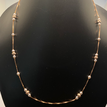 Rose gold necklace by 