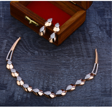 Rose gold designer deals necklace