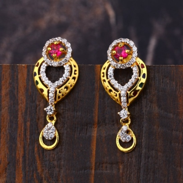 22 carat gold ladies earrings RH-LE914