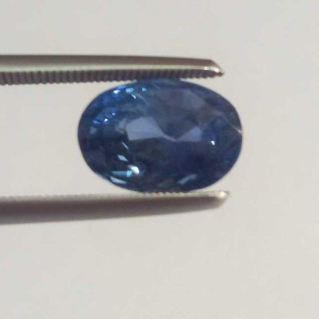 4.03ct oval blue blue-sapphire-neelam by 