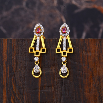 Ladies 916 Gold Fancy Casting Earring -LFE239
