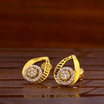 22 carat gold antique ladies earrings RH-LE668