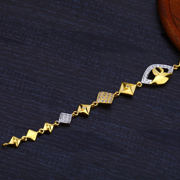 Ladies Gold Diamond Bracelet-LB153