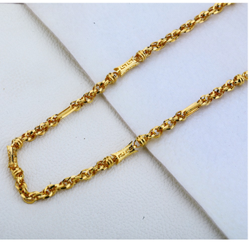 916 gold Hallmark  Stylish Choco Chain MCH188