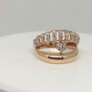 18 kt Rose Gold LR Ring by 
