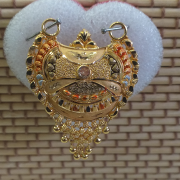 916 gold Contemporary kalakti mangalsutra pendant by 