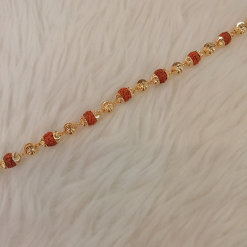 916 gold fancy rudraksh gents loose bracelet by 