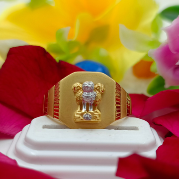 916 gold gents ring by Ranka Jewellers