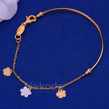 750 Rose Gold Ladies Fancy Bracelet RTB33