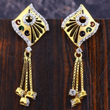 22 carat gold ladies earrings RH-LE509