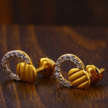 22 carat gold ladies earrings RH-LE910