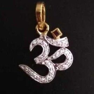 22KT Gold Om Pendant by Shri Datta Jewel