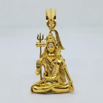 916 gold fancy shankar bhagavan pendant