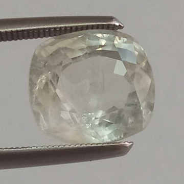 3.68ct cushion  yellow-sapphire-pukhraj by 