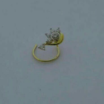 18K Gold Exclusieve Designer Nosepin by Madhav Jewellers (TankaraWala)