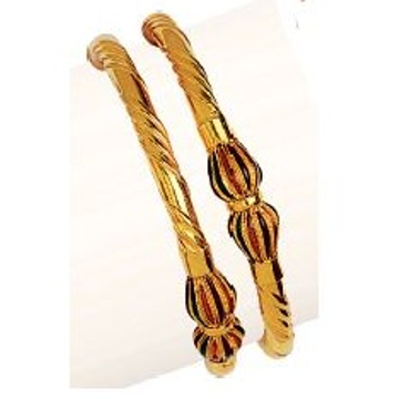 Gold 916 Ladies Single Pipe Kadli by Ruchit Jewellers