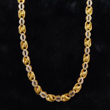 916 gold fancy hollow chain