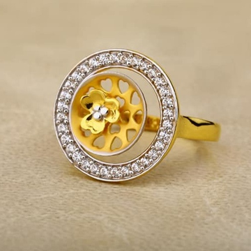 916 Gold cZ Ladies Ring LR-0015