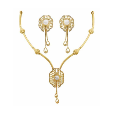 916 gold designer necklace set pj-n002 by 