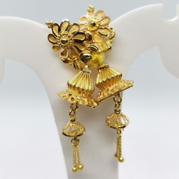 Flower Pattern Jhumka by 