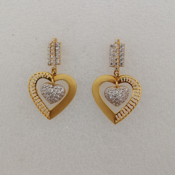 916 Gold Heart Shape Earring VG-07 by 