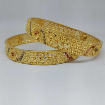 22 KT Gold  Culcutti Bangle by 