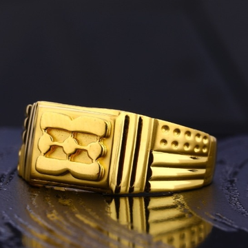 22 carat gold stylish gents rings RH-GR253