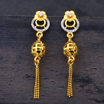 22KT Gold Designer Jhummar Earring LJE161