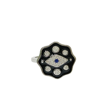 Silver Sparkling Ladies Rings SLR791