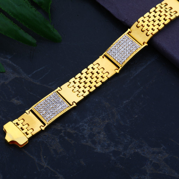 916 Gold Designer Mens Exclusive Bracelet  MCB79