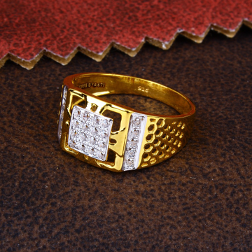 22k gold diamond ring for mens by 