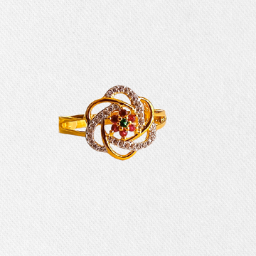 Gold Diamond Ring by 