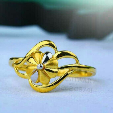 22kt Attractive Plain Gold Casting Ladies Ring LRG...