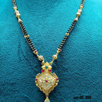22crt Gold Antique Mangalsutra by Suvidhi Ornaments