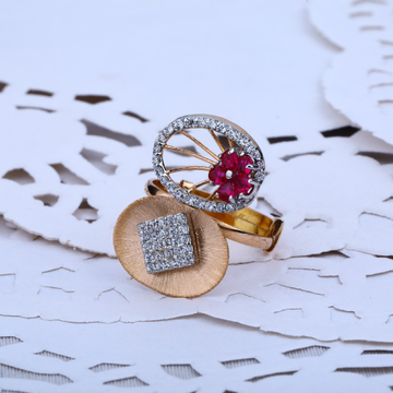 Ladies Rose Gold Fancy Ring-RLR43
