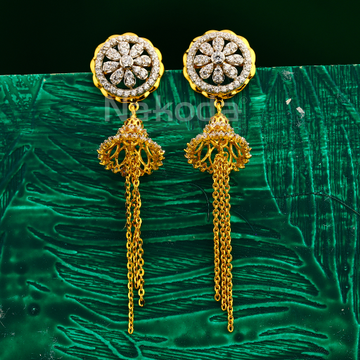 22KT Gold Women's Hallmark Designer Jhummar Earrin...
